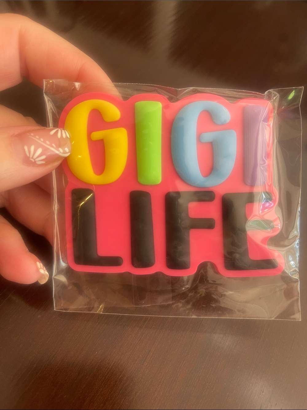 GIGI LIFE Colorful silicone Bogg Bag Charm nwt